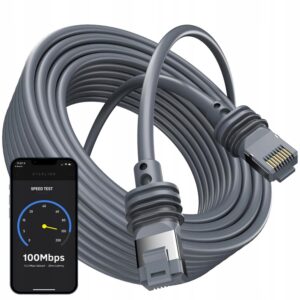 high speed replacement cable for starlink v3 (gen 3) 5m | cat6 1200mbps ethernet | waterproof & shielded satellite internet cable