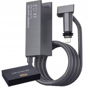 ethernet adapter for starlink gen 2 standard actuated | wired internet network connector | high speed rj45 splitter for starlink v2 router